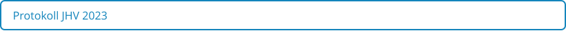 Protokoll JHV 2023
